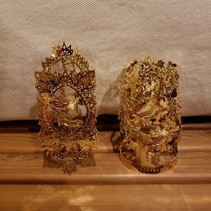 Vintage Reed & Barton ornament set of 2